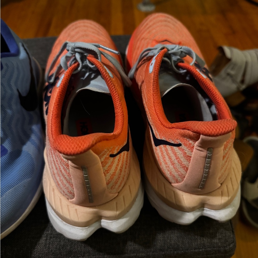 HOKA Women’s Orange Running Shoes - Picture 3 of 4